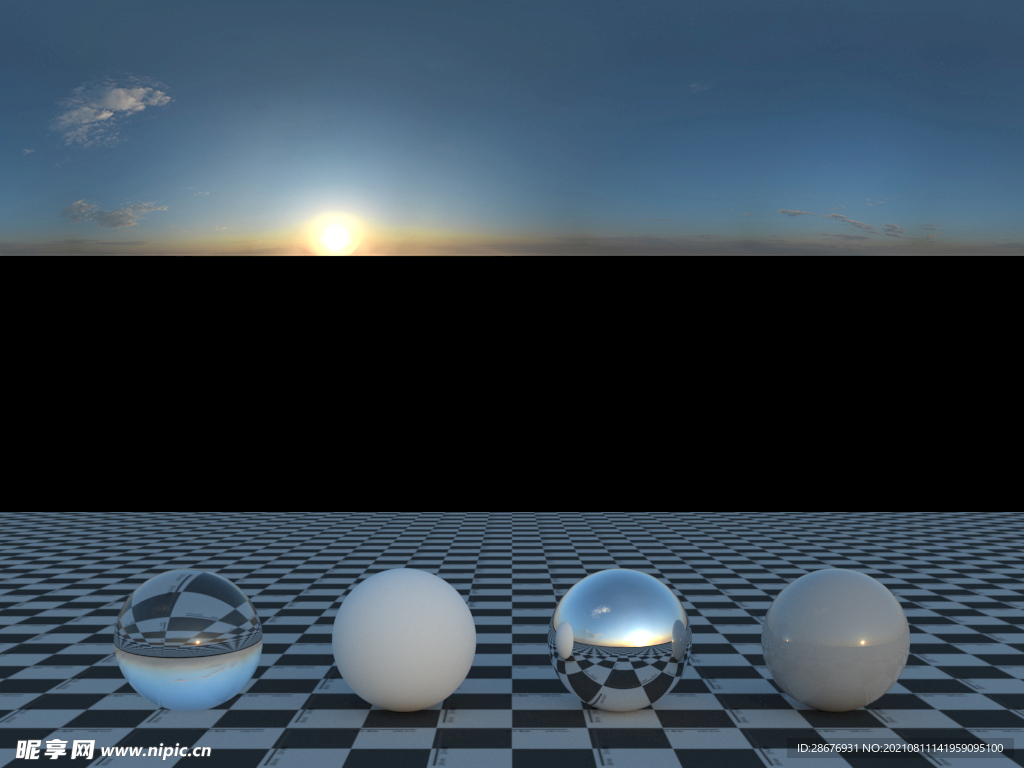 C4D天空贴图HDR贴图