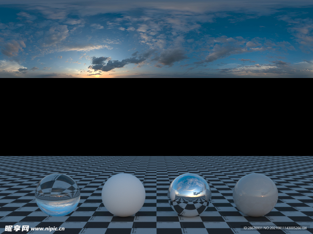 C4D天空贴图HDR贴图