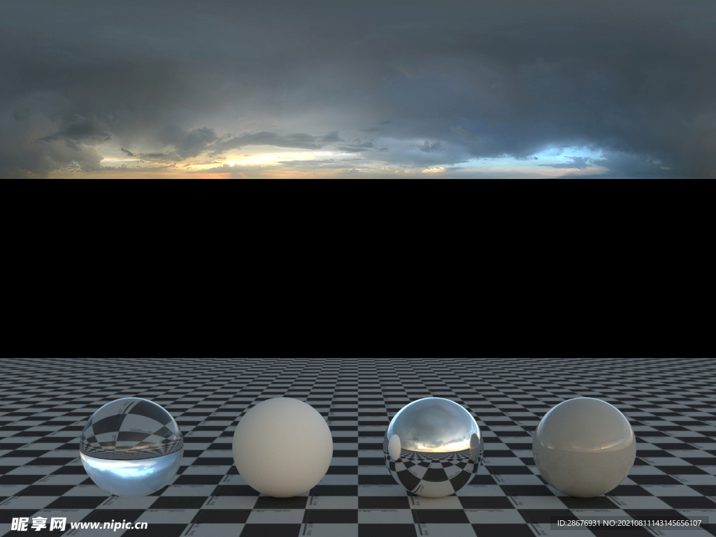 C4D天空贴图HDR贴图