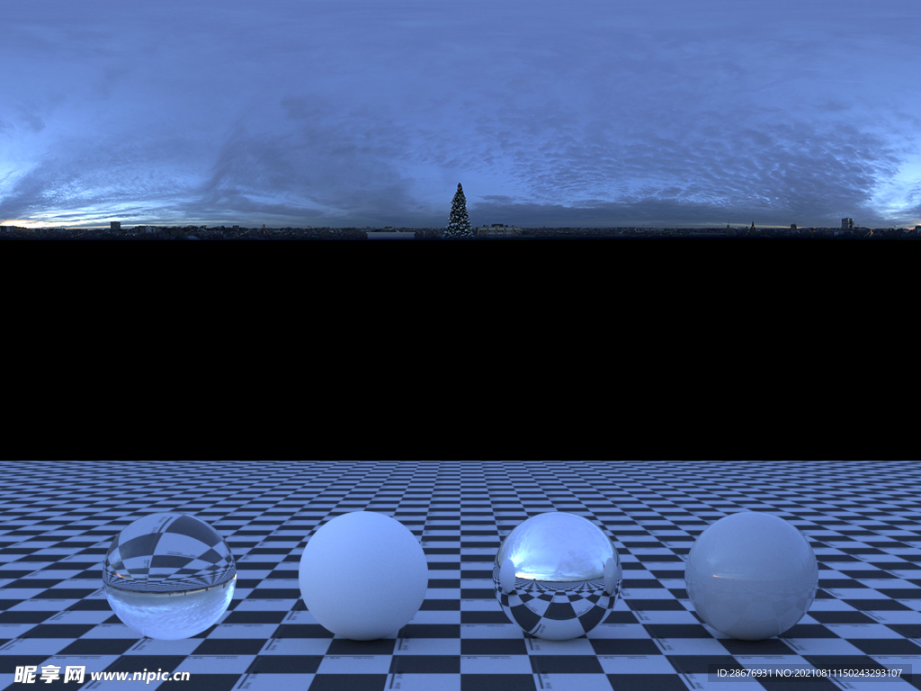C4D天空贴图HDR贴图