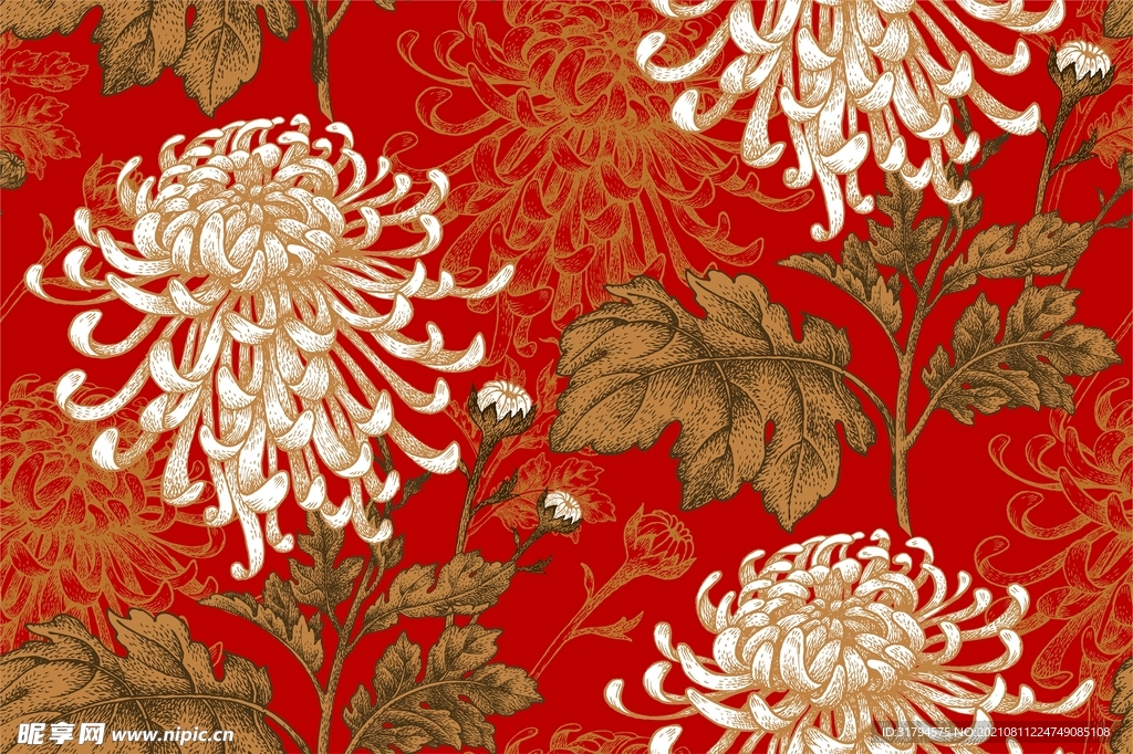 小清新花纹