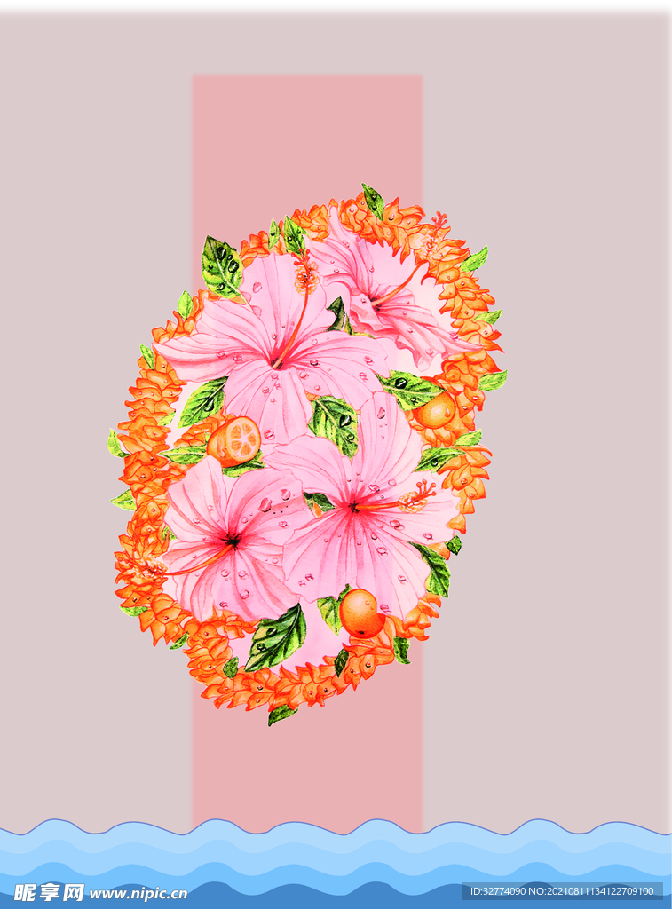 定位花