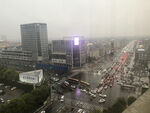 雨中的城市 