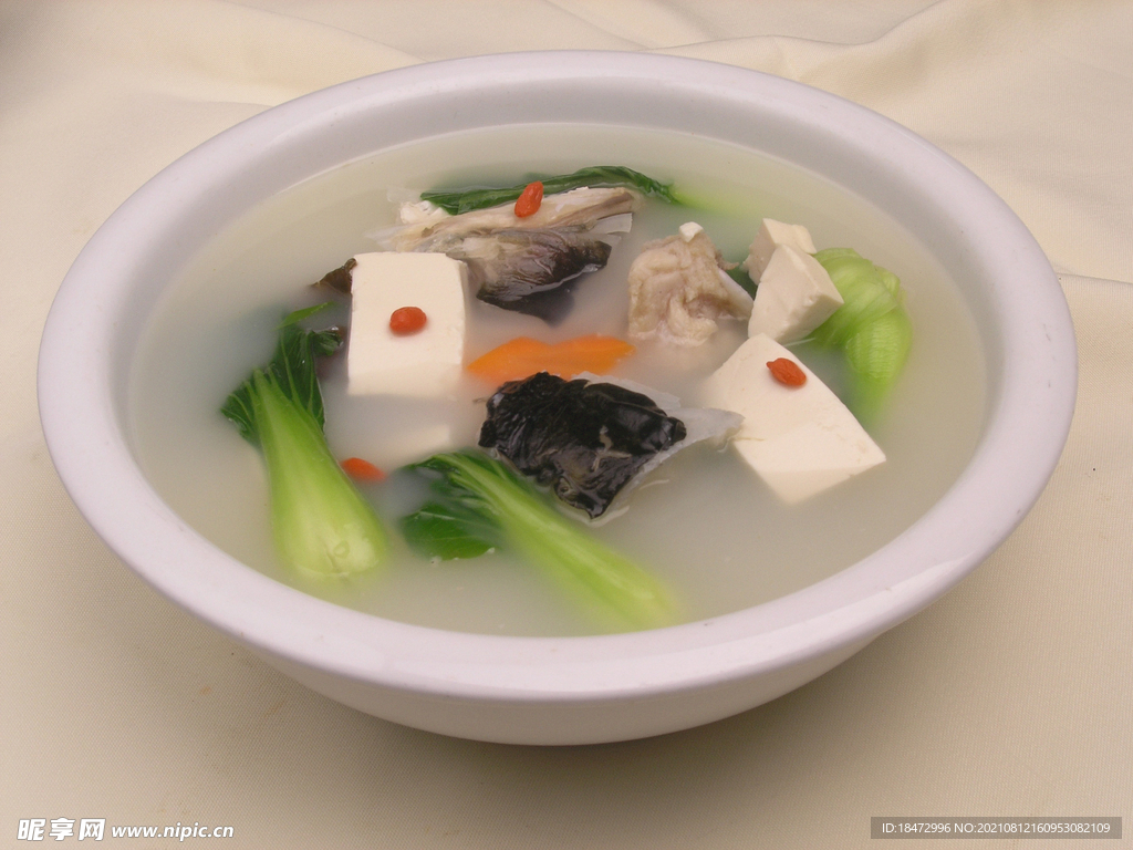 青菜豆腐汤