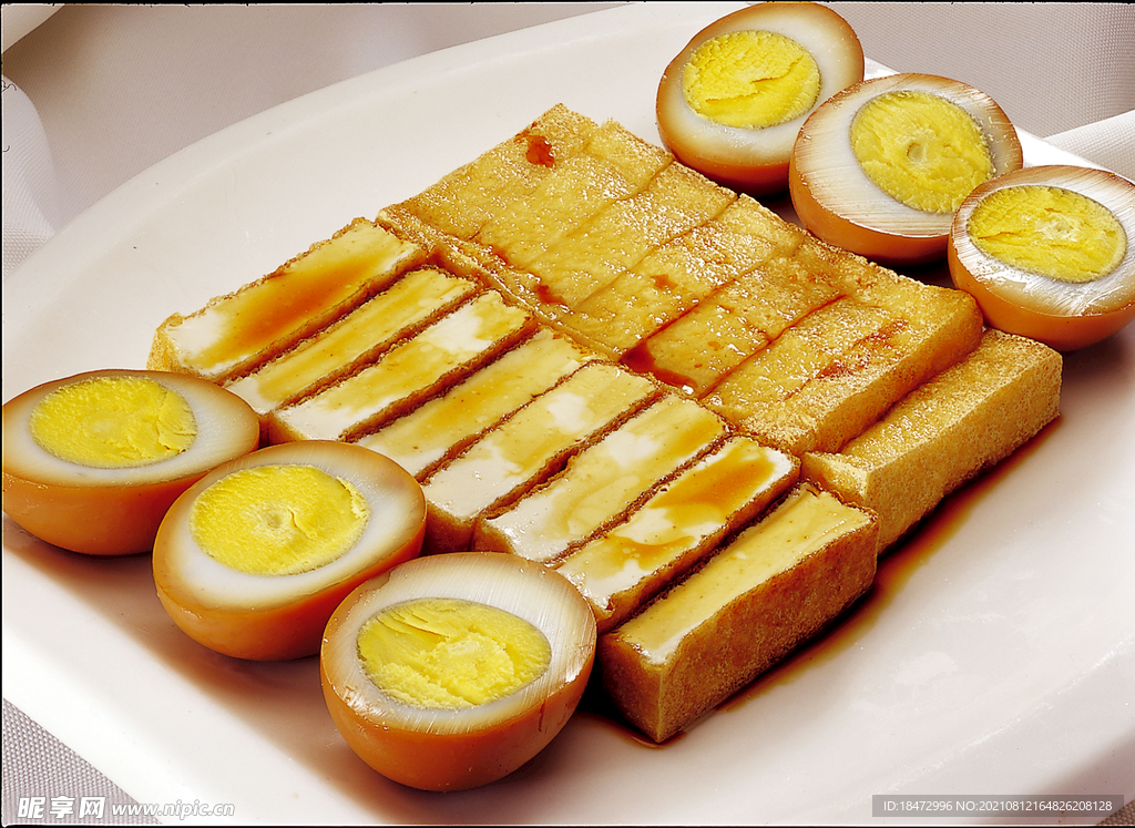 卤水蛋饼豆腐