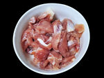 生猪肉浇茶油