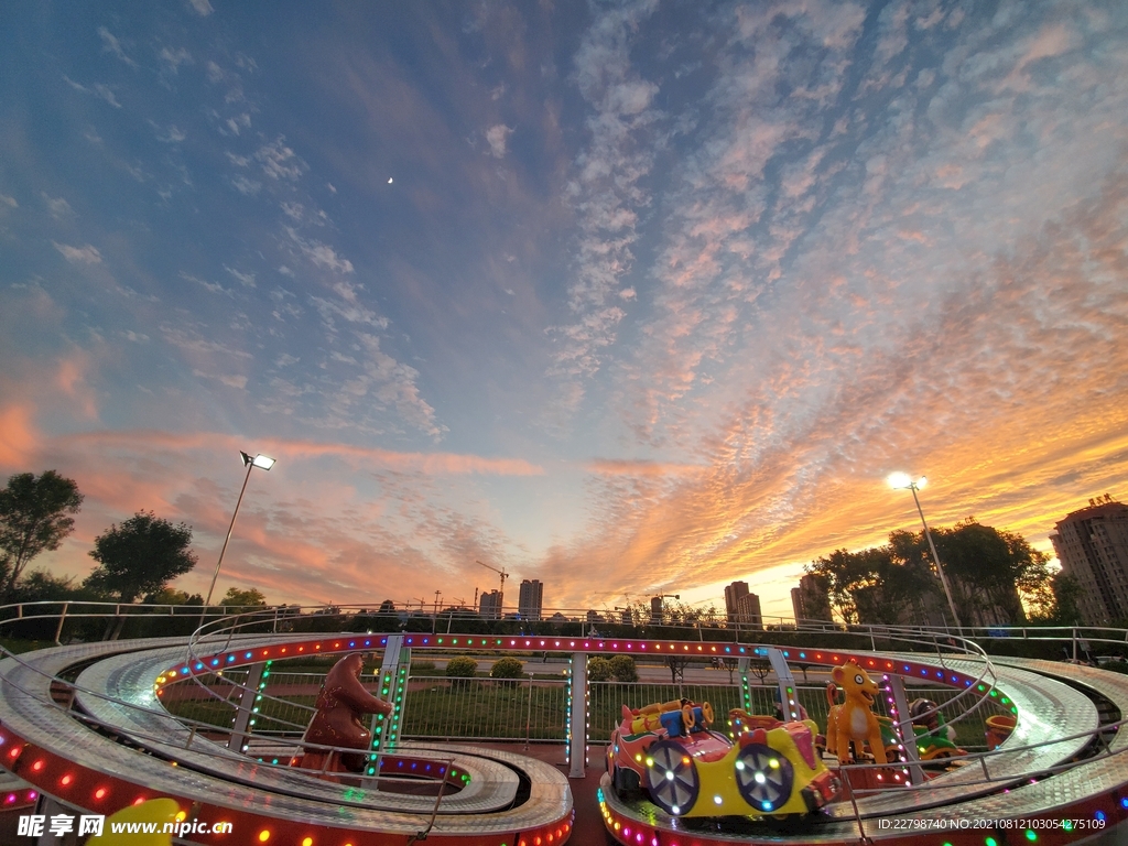 夜景游乐场