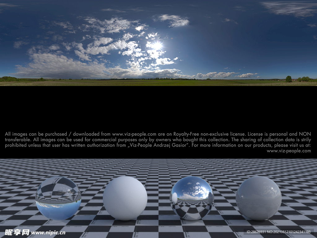 C4D天空贴图HDR贴图