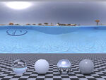HDR贴图C4D泳池背景