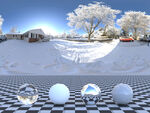 HDR贴图C4D雪景贴图
