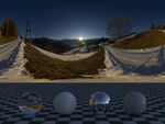 HDR贴图C4D雪景贴图