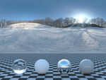 HDR贴图C4D雪景贴图