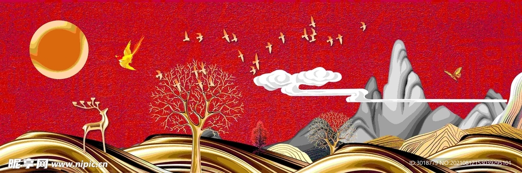 床头装饰画 