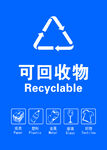 可回收物标示标志