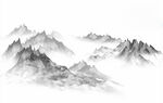 黑白山峰