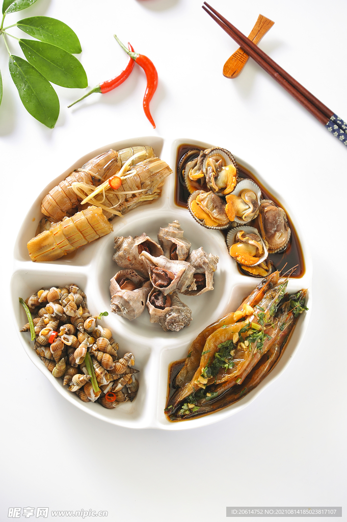 生卤小海鲜