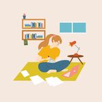 女孩插画