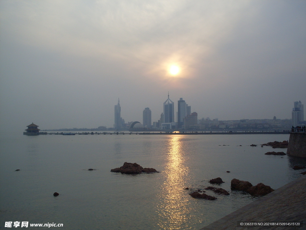 海边黄昏