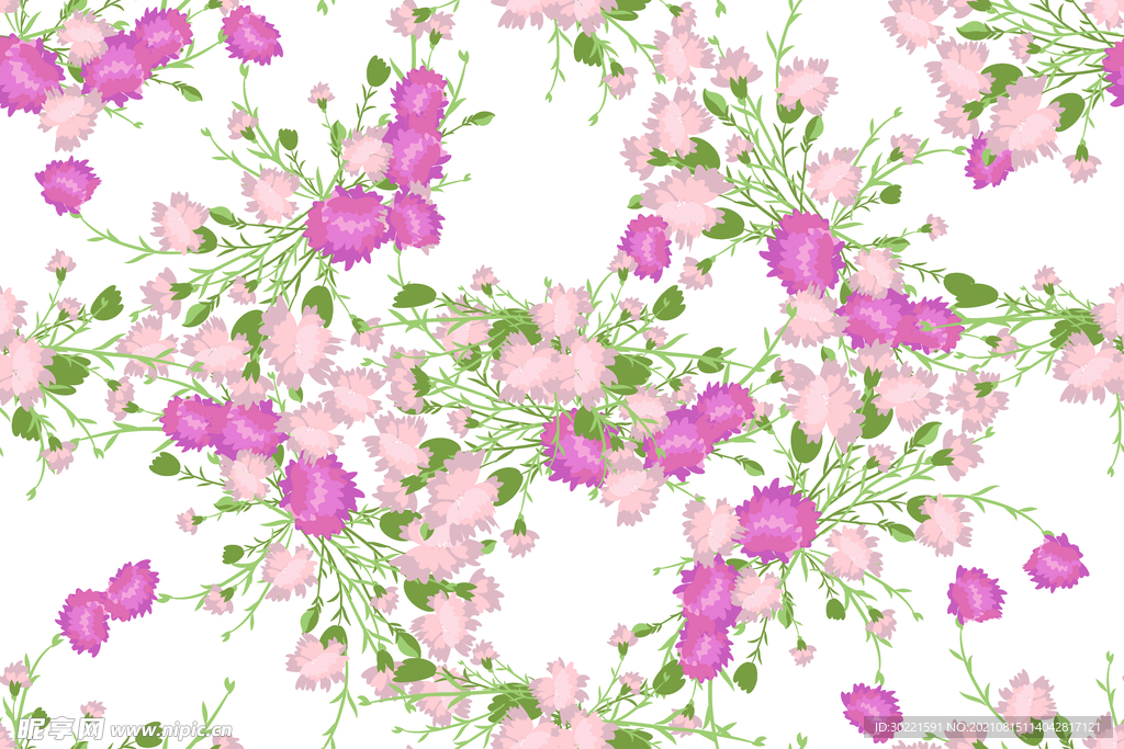 爱心花