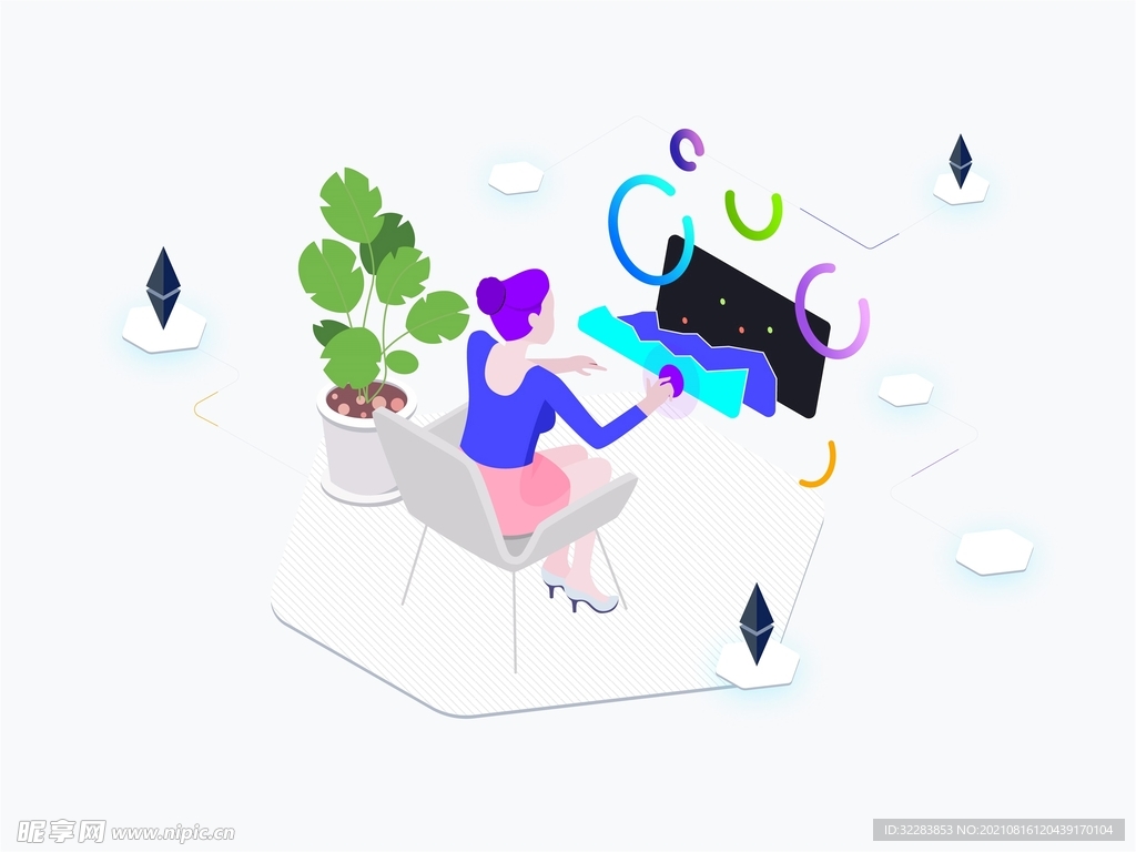 VR插画