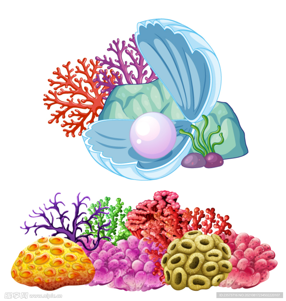 卡通珊瑚
