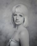 油画波兰女子肖像