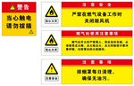 餐厅厨房警示牌注意事项