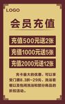 会员充值海报
