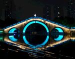 温州夜景 投影桥 