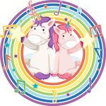卡通独角兽  