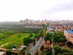 雨天的城市风景