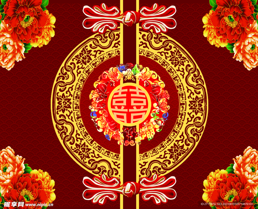 中式牡丹婚礼
