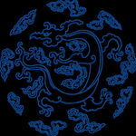 中国风古典青花瓷图案