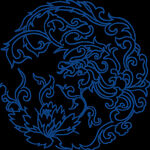 中国风古典青花瓷图案