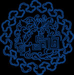 中国风古典青花瓷图案