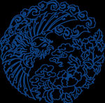 中国风古典青花瓷图案