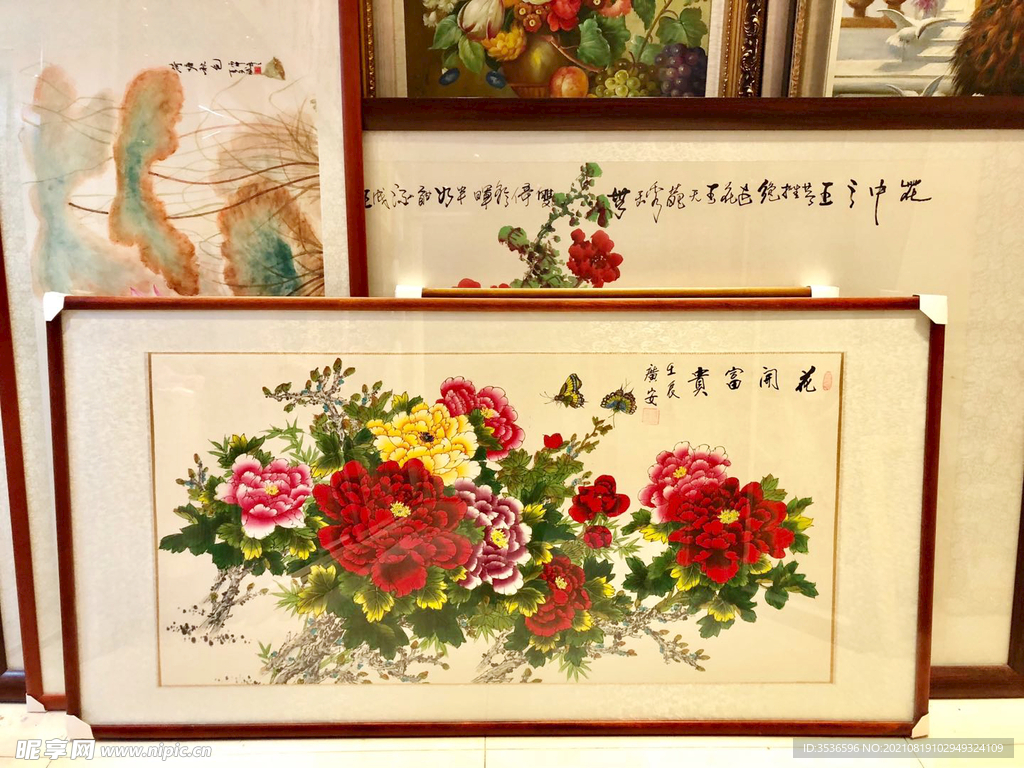 国画牡丹