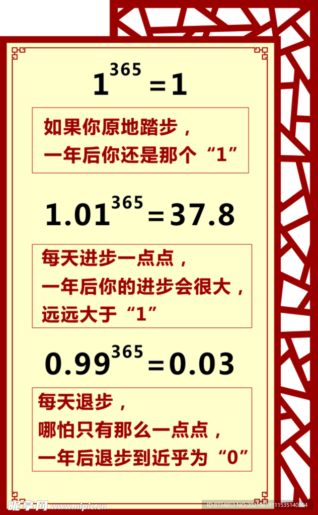 数学墙壁宣传文化