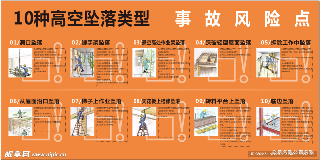 10种高空坠落类型