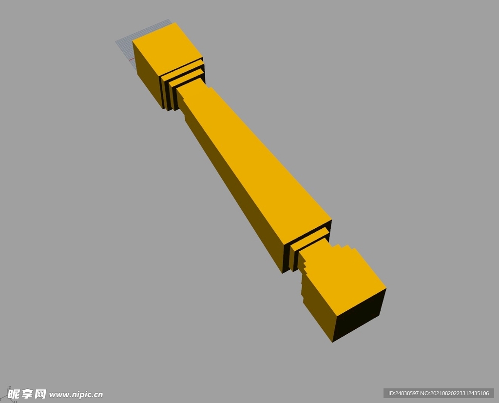 CAD装饰小品3D模型