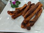 椒盐鹿肋骨美食