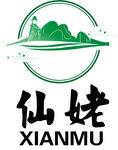 logo 茶叶 山 仙女 