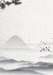 中国风水墨画背景