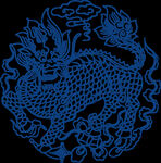 中国风古典青花瓷图案