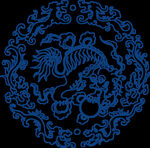 中国风古典青花瓷图案