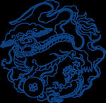 中国风古典青花瓷图案