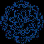 中国风古典青花瓷图案