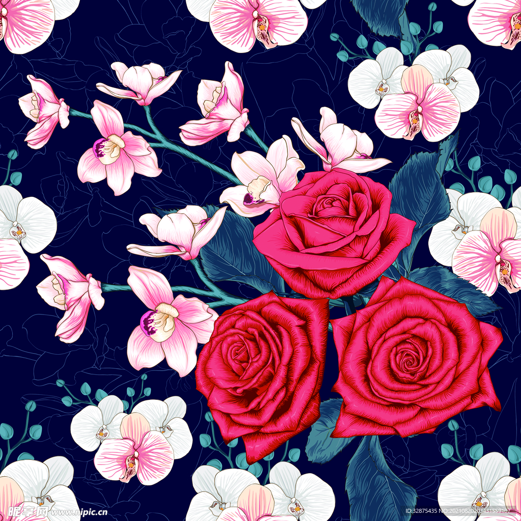 小碎花 