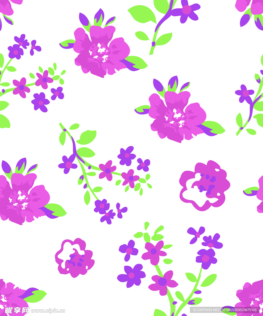 小碎花 