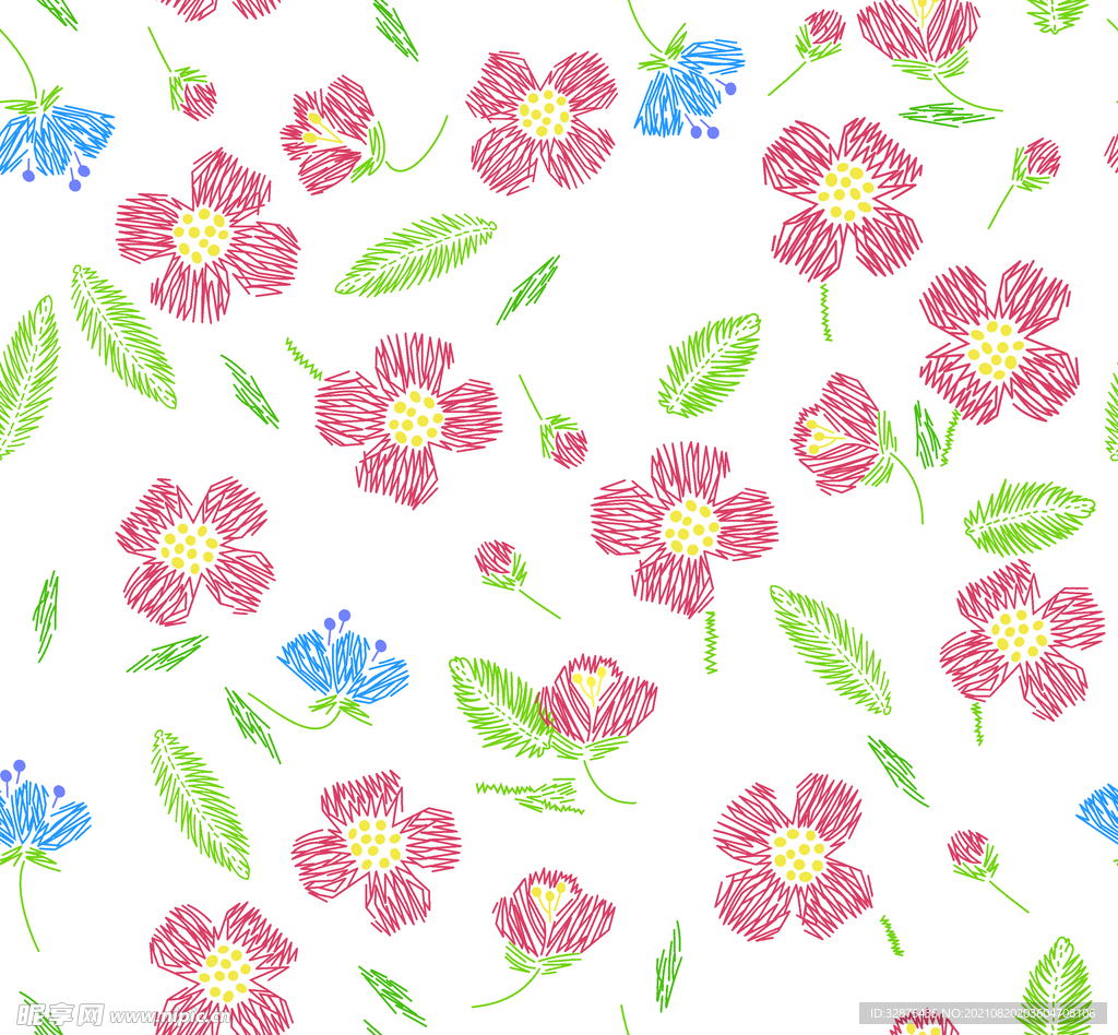 小碎花 